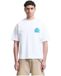RETERNITY - Tops ,Wit ,Katoen Rue De Paris T-Shirt - Lyst