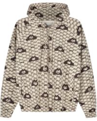 Arte' - Jassen ,Katoen Hartprint Hoodie Jas - Lyst