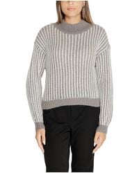 Jacqueline De Yong - Round-Neck Knitwear - Lyst