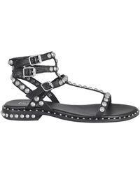 Ash - Schoenen ,Zwart ,Leer Play Sandal - Lyst