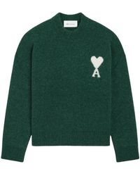 Ami Paris - Round-Neck Strickwaren - Lyst