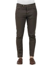 Incotex - Broeken ,Bruin ,Katoen Stretch Fabric Five-Pocket Chino's - Lyst