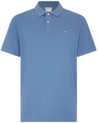 GANT - Shield Piqué Polo - Lyst