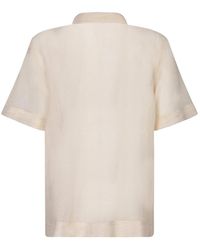 Séfr Mate Short Sleeve Shirt in White for Men | Lyst