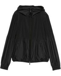 Moncler - Anemone Geplooide Jas Met Capuchon - Lyst