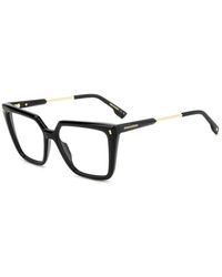 DSquared² - Mode Brille Schwarzer Rahmen - Lyst