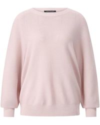 Luisa Cerano - Crêpe Baumwollpullover Mit Links-Struktur - Lyst