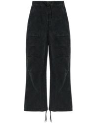 Entire studios - Broeken ,Grijs ,Katoen Barren Cargo Pants - Lyst