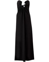Christopher Esber - Kleedjes ,Zwart ,Polyester Bustier Maxi Jurk - Lyst
