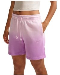 Nike - Phoenix Fleece Mid-Rise Shorts - Lyst