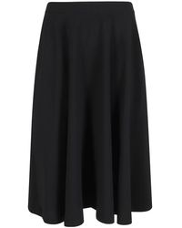 Filippa K - Rokken ,Zwart ,Polyester Flared Skirt - Lyst