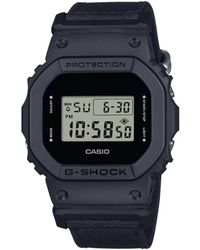G-Shock - Dw-5600Bce-1Er Klassiek Digitale Horloge Met Cordura Band - Lyst