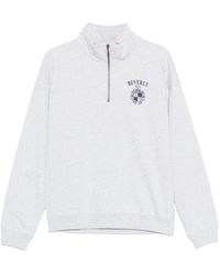 Sporty & Rich - Sweatshirt Met Kwartrits En Print - Lyst