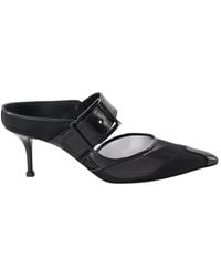 McQueen - Heeled Mules - Lyst