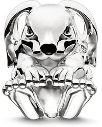 Thomas Sabo - 925 argento nero coniglio bead - Lyst