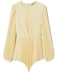 Twinset - Bluse Mit Sonnenstrahlendesign - Lyst