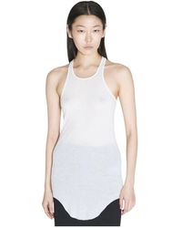 Rick Owens - Basic rib tank top - Lyst