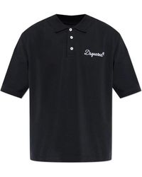 DSquared² - Polo Shirt Mit Gesticktem Logo - Lyst