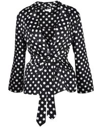 Marella - Overhemden ,Zwart ,Polyester Livia 1 Blouse - Lyst