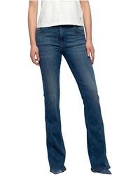 Kocca - Jeans ,Blauw ,Katoen High-Waisted Flare Jeans - Lyst