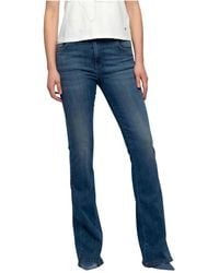 Kocca - Jeans ,Blauw ,Katoen High-Waisted Flare Jeans - Lyst