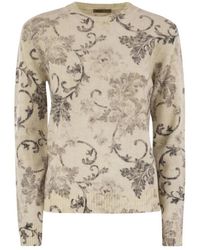Herno - Jacquard Strickpullover - Lyst