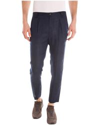 Daniele Alessandrini - Broeken ,Blauw ,Linnen Jeans - Lyst