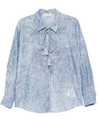 Ermanno Scervino - Shirt Met Ruches - Lyst