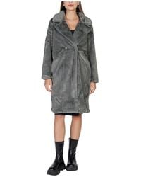 Ichi - Double-Breasted Coats - Lyst