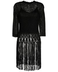 Zimmermann - Maglione a maglia con finitura a frange - Lyst