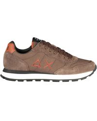 Sun 68 - Schoenen ,Bruin ,Leer Tom Solid Sneaker - Lyst