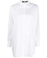 KARL LAGERFELD - Blouse Van Biologisch Katoen - Lyst