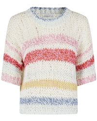 Roberto Collina - Girocollo Mc Riga Multi - Lyst