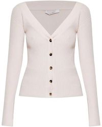 Max Mara - Truien & Vesten ,Roze ,Wol Mxmgioiosa Gebreid Vest - Lyst