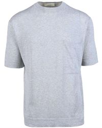 FILIPPO DE LAURENTIIS - Baumwoll T-Shirt Gestricktes Modell - Lyst