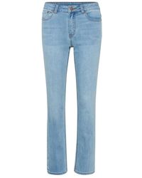 Kaffe - Straight Jeans - Lyst
