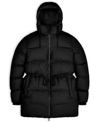 Rains - Jassen ,Zwart ,Polyester Puffer Jacket - Lyst