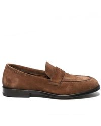 Alexander Hotto - Weiche wildleder-loafer in tan - Lyst