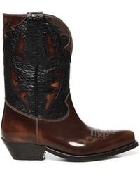 Golden Goose - Wish Star Embroidered Boots - Lyst