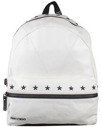 Jimmy Choo - Zaino wilmer in pelle bianca con stelleere - Lyst