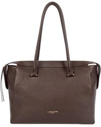 Lancaster - Tassen ,Bruin ,Leer Dune Tote Bag - Lyst
