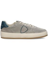 Philippe Model - Schoenen ,Grijs ,Katoen Sneakers Nice Tennis - Lyst