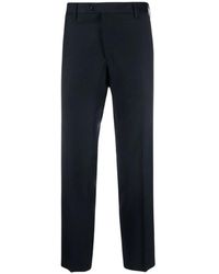 BRIGLIA - Marineblaue slim chino hose - Lyst