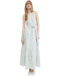 Bruuns Bazaar - Kleedjes ,Blauw ,Katoen Woodbine Bb Kaia Jurk - Lyst