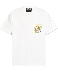 Versace Jeans Couture - T-shirt mit tasche - Lyst