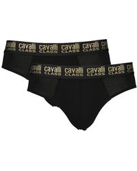 Roberto Cavalli - Black Cotton Men Underwear - Lyst