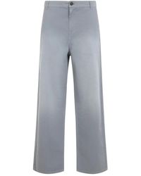 Miu Miu - Acciaio Cotton Trousers - Lyst
