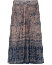 GUSTAV - Rokken ,Blauw ,Midi Rok - Lyst