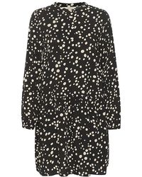 Part Two - Zwarte Stippenprint Stijlvolle Top - Lyst