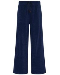 Vilebrequin - Broeken ,Blauw ,Katoen Terry Pants Solid - Lyst